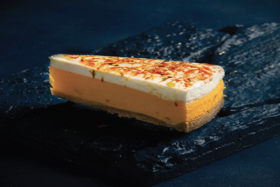 Saffron cheesecake 