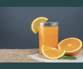 Fresh orange juice 