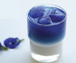 Blue rose latee